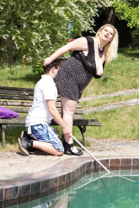 bbw en extérieur sexy en haute qualité des photos