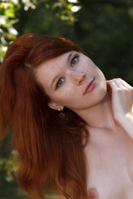 rousse petits seins beau nu image