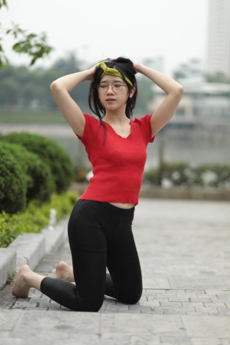 lunettes asiatiques joli porno photo