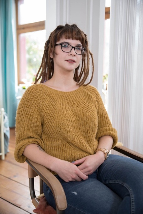 lunettes de nerd belle érotique photo